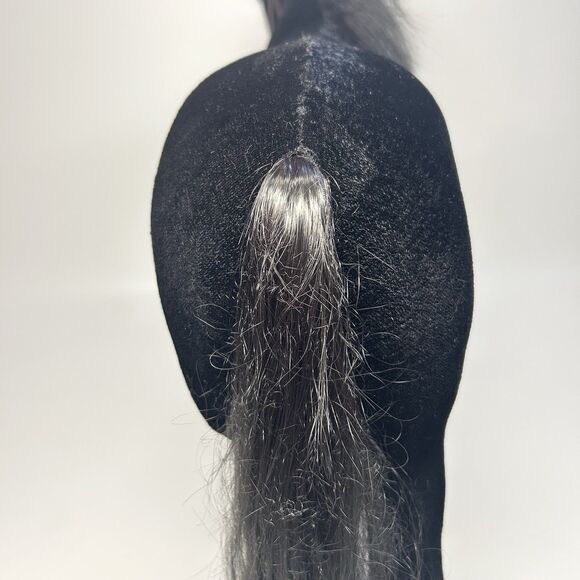 American Girl Black & White Velvet Horse 16” Retired 2008 Collectible w/ Lead - Picture 6 of 16